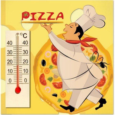 Термометр на магните