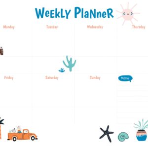 Магнітний планер A3 План на місяць 3 eng