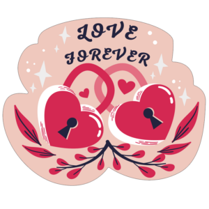 Магніт на холодильник кохання назавжди анг