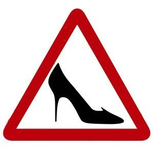 Магнітна наліпка на авто "Туфелька"