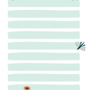 Магнітний планер А4 Чек лист 2 ToDo List eng