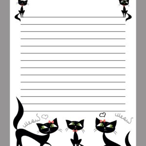 Магнітний планер А4 Чек лист 4 ToDo List Cats eng